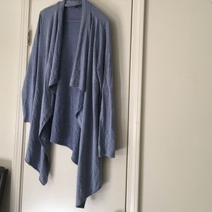 Cardigan. Light blue. Bought from JC Penney.