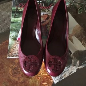 Tory Burch Sally logo wedges