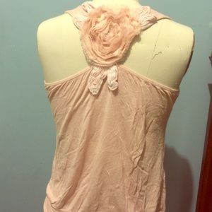 XxI some pink race back tank top