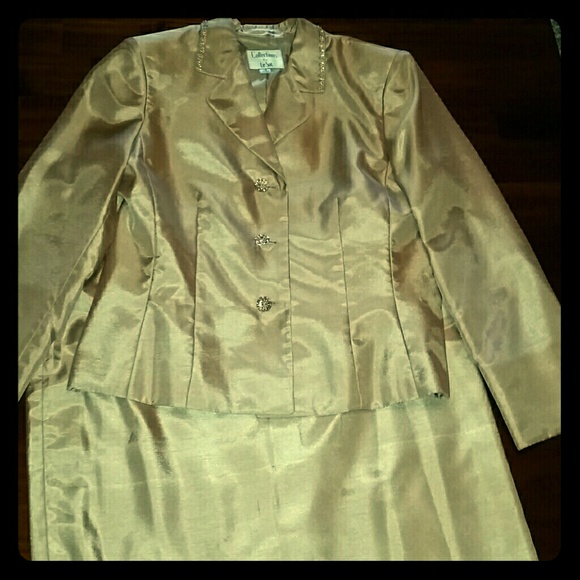 Champagne 2 pc. Dress suit set