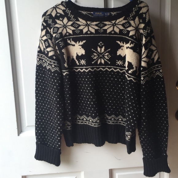 Winter sweater. Only worn once! Moose design!