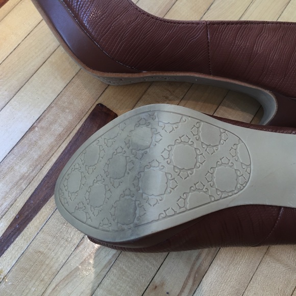 Rampage Brown Peep toe heels - Picture 4 of 4