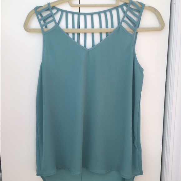 Open back string tank size S/M