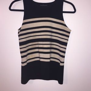 Black and Tan striped top