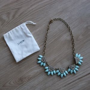 J. Crew Factory Gemstone Cluster Necklace