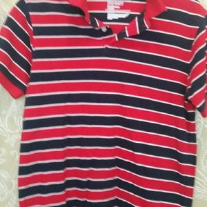 Striped boys polo