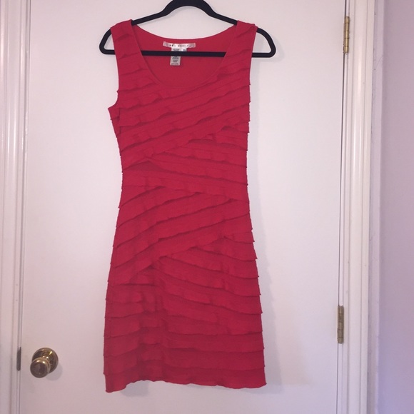 red dress