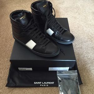 Saint Laurent high top sneakers