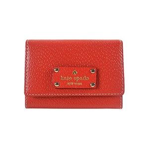 Kate Spade Red Small Darla Wellesley Wallet