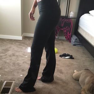 VSX solid black yoga pants