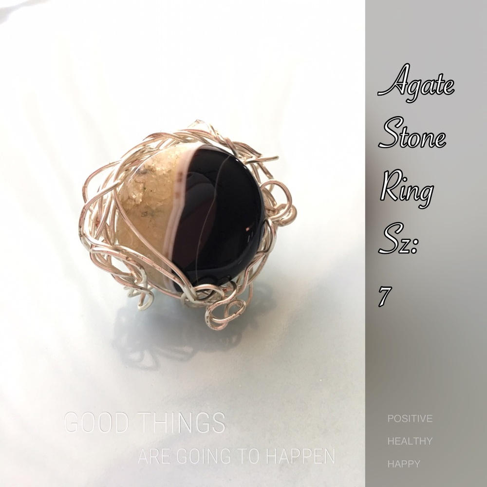 Agate Lovely Stone Ring