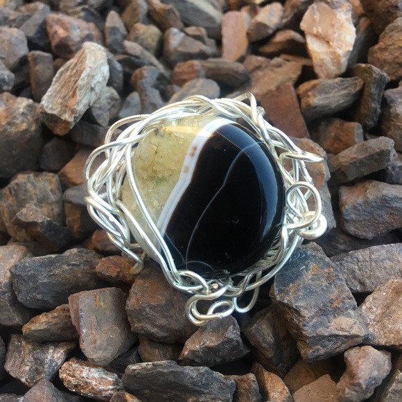 Agate Lovely Stone Ring - Picture 4 of 8