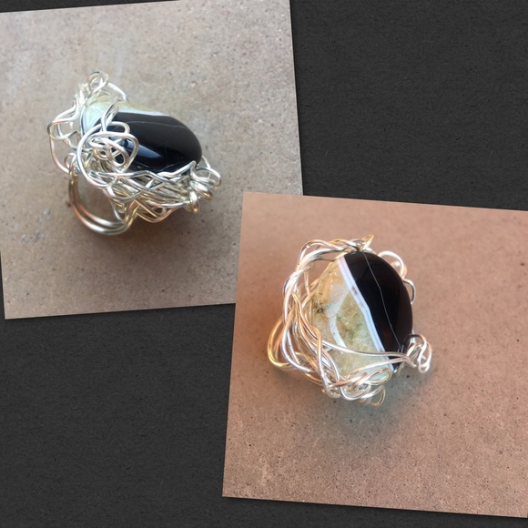Agate Lovely Stone Ring - Picture 5 of 8