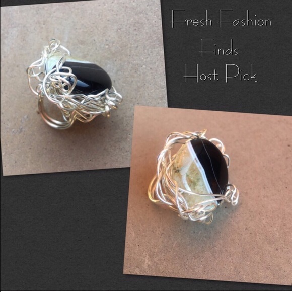 Agate Lovely Stone Ring - Picture 6 of 8