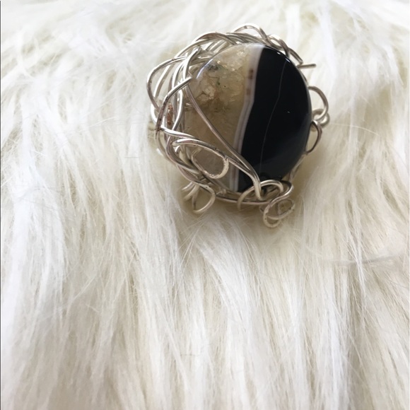 Agate Lovely Stone Ring - Picture 8 of 8