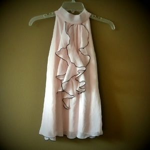 Sleeveless Blouse Light Pink Large Like New