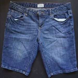 Aeropostale Bermuda Jean Shorts