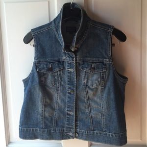 Blue jean vest