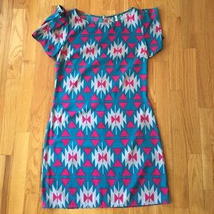 NWOT Hello Miss Neon Mini Dress