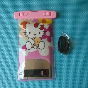 waterproof pouch,kitten cute,lanyard