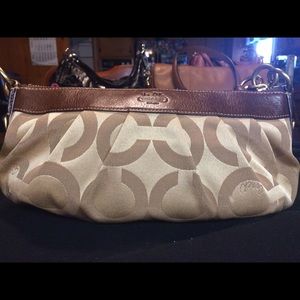 Small coach handbag.