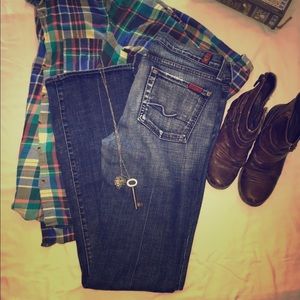 7 For All Mankind Kimmie Bootcut Jeans