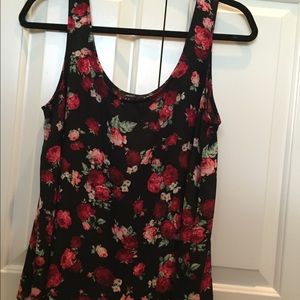 Floral loose tank