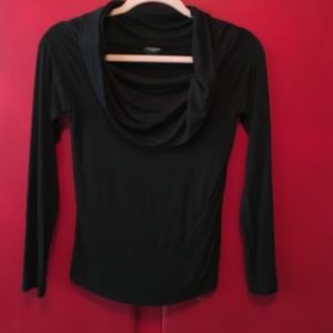 Cowl neck long sleeve