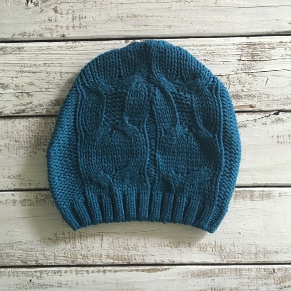Blue beanie