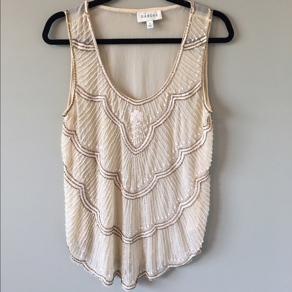 Sabine beaded top