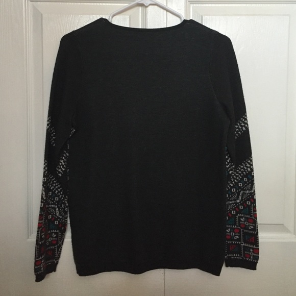 J. Crew Patterned Wool Sweater - Picture 2 of 4