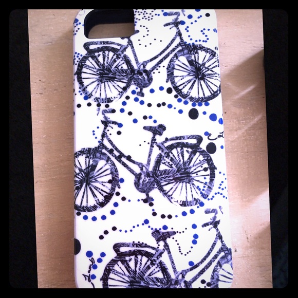 Navy and white bicycle iPhone 5 case!!