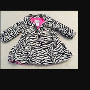 Widgeon 2t zebra print faux fur coat Widgeon 2t zebra print faux fur coat