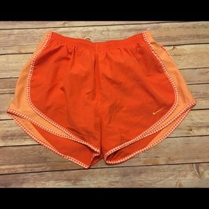 Orange Nike Dri-Fit Athletic short