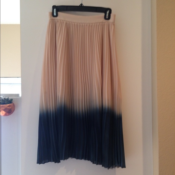 Dip-Dye Flowy Festival Skirt