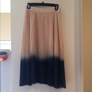 Dip-Dye Flowy Festival Skirt