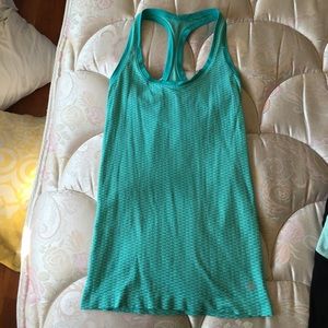 VXS sport green/blue tank XS