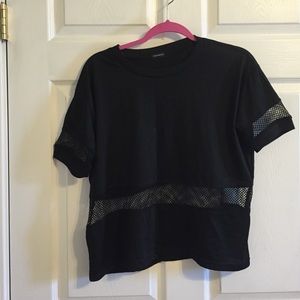 Brandy Melville Black Crop Top