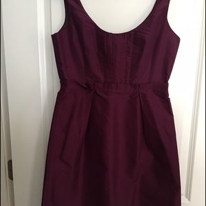 J. Crew Plum Silk Dress 6