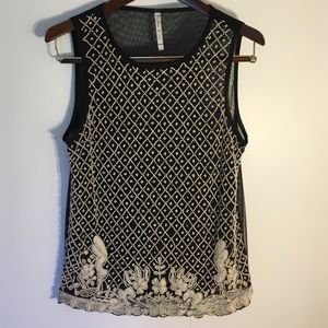 Willow & Clay Beaded Top