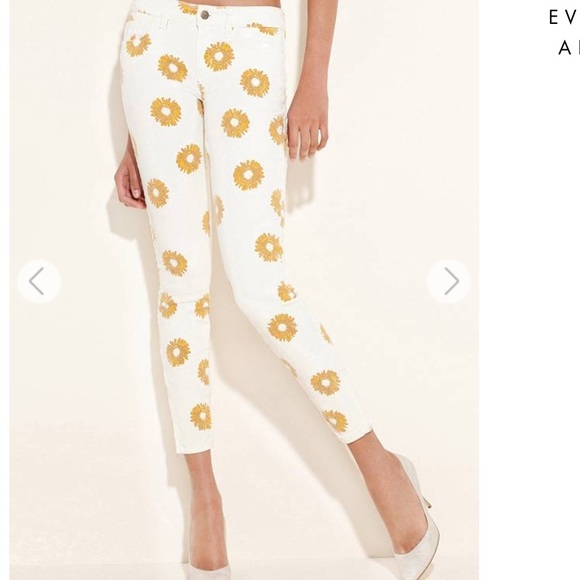 Eva vintage floral Jean- anniversary collection.