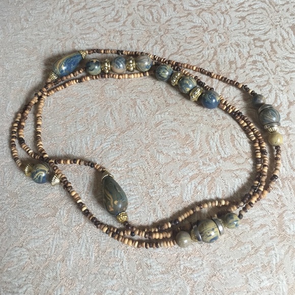 Long cute necklace✨⭐️🌙