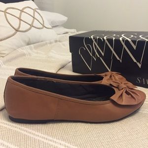 Sam & Libby Tan Flats