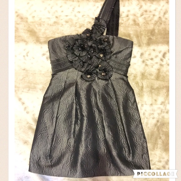 BCBGMAXAZRIA embellished mini dress