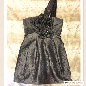 BCBGMAXAZRIA embellished mini dress