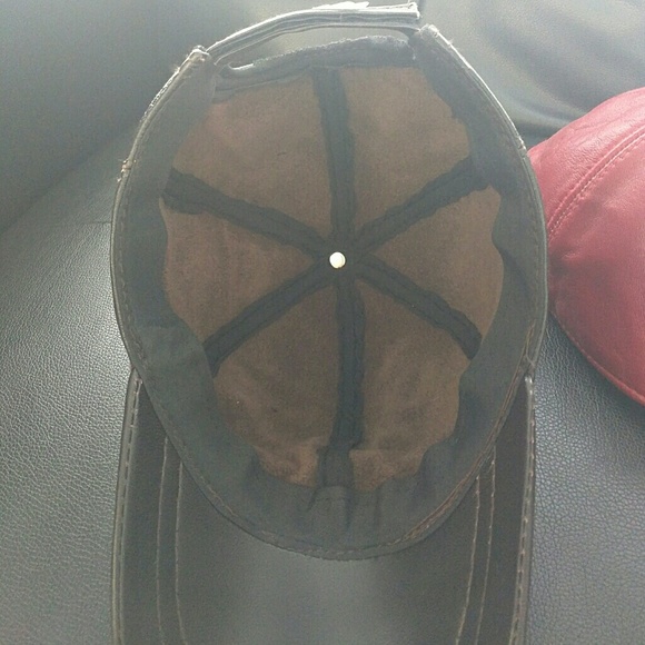 Genuine Leather baseball style hats - Picture 2 of 4