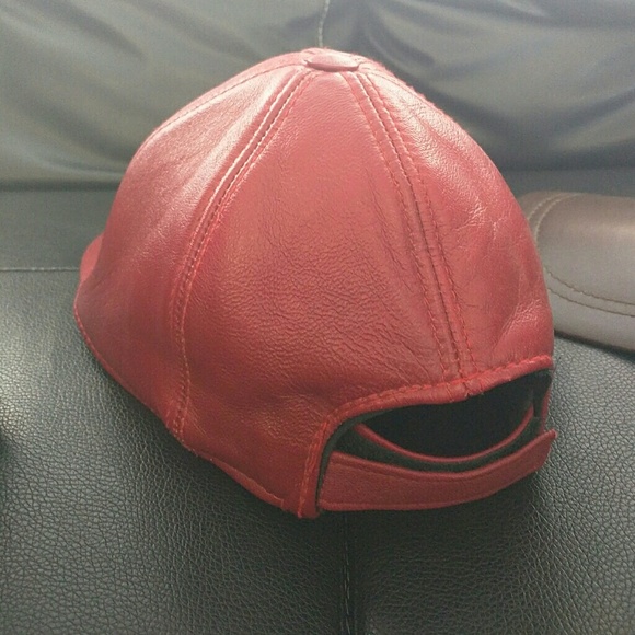 Genuine Leather baseball style hats - Picture 3 of 4