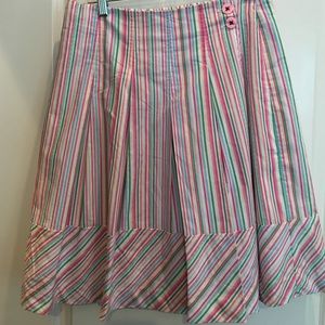 Lilly Pulitzer size 4 pleated striped skirt