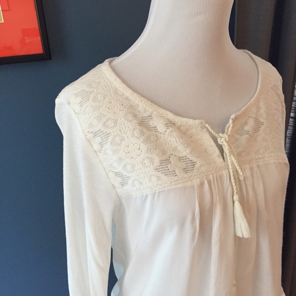 lucky brand white blouse