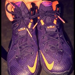 Lebron 12s, Worn 3 times! Size 4.5Y